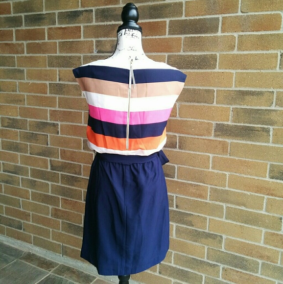 *SOLD* Eliza J Stripe Dress - Picture 3 of 5